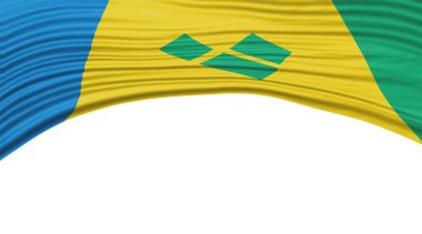 Saint Vincent ve Grenadines Bayrak Dalgası, Ulusal Bayrak Kırpma Yolu