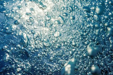 Sualtı Hava Kabarcıkları Güneş ışığı, Arkaplan Kabarcıkları