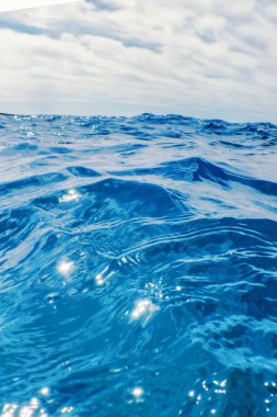Okyanus Su Yüzeyi, Okyanus Mavi Su Arkaplanı