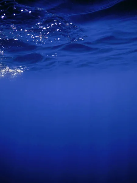 Podwodne Widoki Powierzchni Morza — Zdjęcie stockowe