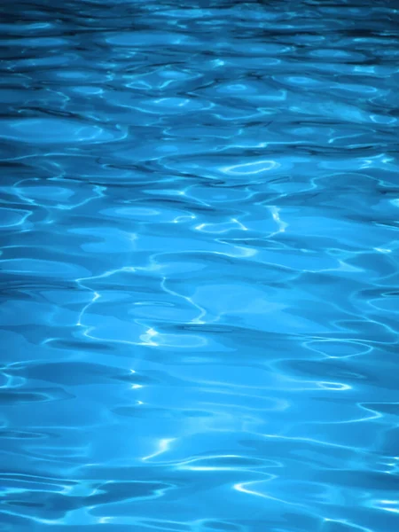 Blue Ripped Water Swimming Pool Surface — Stock Photo, Image