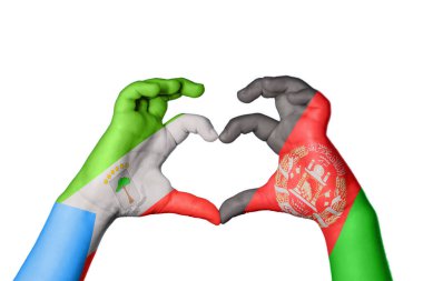 Ekvator Ginesi Afganistan Kalbi, El hareketi kalp yapma, Kırpma Yolu