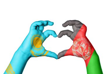 Kazakistan Afganistan Kalbi, El hareketi kalp yapma, Kırpma Yolu