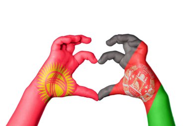 Kırgızistan Afganistan Kalbi, El hareketi kalp yapma, Kırpma Yolu