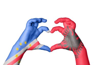 Cape Verde Arnavutluk Kalbi, El hareketi, kalp yapma, Kırpma Yolu