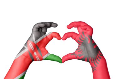 Kenya Arnavutluk Kalbi, El hareketi, kalp yapma, Kırpma Yolu