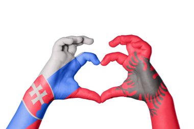 Slovakya Arnavutluk Kalbi, El hareketi, kalp yapma, Kırpma Yolu