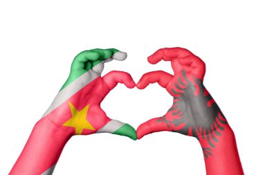 Arnavutluk 'un Kalbi, El hareketi, kalp yapma, Kırpma Yolu