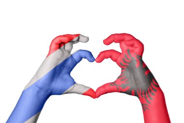 Tayland Arnavutluk Kalbi, El hareketi, kalp yapma, Kırpma Yolu