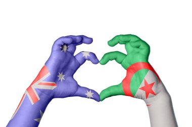 Avustralya Cezayir Kalbi, El hareketi kalp yapma, Kırpma Yolu