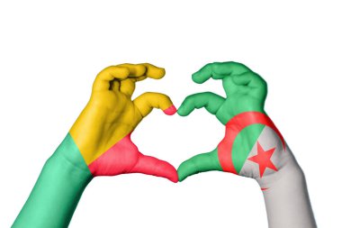 Benin Cezayir Kalbi, El hareketi kalp yapma, Kırpma Yolu