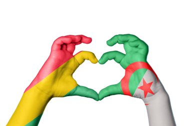 Bolivya Cezayir Kalbi, El hareketi kalp yapma, Kırpma Yolu