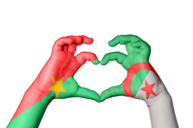 Burkina Faso Cezayir Kalbi, El hareketi kalp yapma, Kırpma Yolu