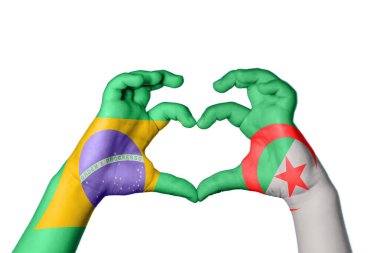 Brezilya Cezayir Kalbi, El hareketi kalp yapma, Kırpma Yolu