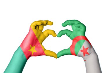 Kamerun Cezayir Kalbi, El hareketi kalp yapma, Kırpma Yolu