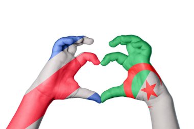 Kosta Rika Cezayir Kalbi, El hareketi kalp yapma, Kırpma Yolu