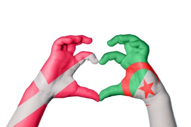 Danimarka Cezayir Kalbi, El hareketi kalp yapma, Kırpma Yolu