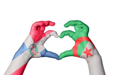 Dominik Cumhuriyeti Cezayir Kalbi, El hareketi kalp yapma, Kırpma Yolu