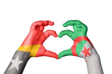 Doğu Timor Cezayir Kalbi, El hareketi kalp yapma, Kırpma Yolu