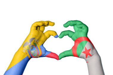 Ekvador Cezayir Kalbi, El hareketi kalp yapma, Kırpma Yolu