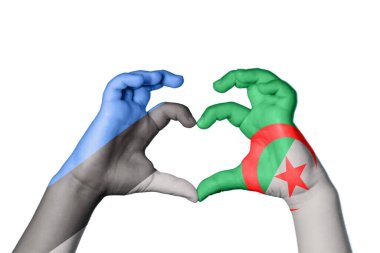 Estonya Cezayir Kalbi, El hareketi kalp yapma, Kırpma Yolu