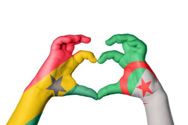 Gana Cezayir Kalbi, El hareketi kalp yapma, Kırpma Yolu