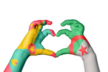 Grenada Cezayir Kalbi, El hareketi kalp yapma, Kırpma Yolu