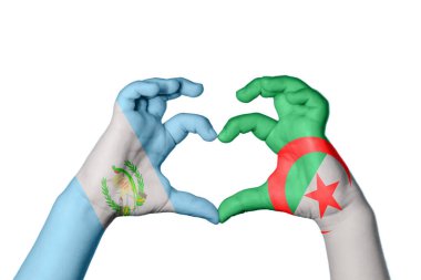 Guatemala Cezayir Kalbi, El hareketi kalp yapmak, Kırpma Yolu