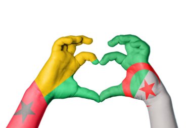 Gine Bissau Cezayir Kalbi, El hareketi kalp yapma, Kırpma Yolu