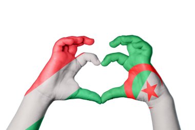 Macaristan Cezayir Kalbi, El hareketi kalp yapma, Kırpma Yolu