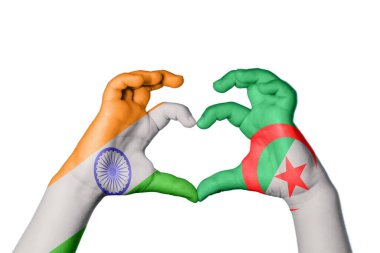 Hindistan Cezayir Kalbi, El hareketi kalp yapma, Kırpma Yolu