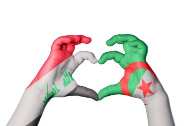 Irak Cezayir Kalbi, El hareketi kalp yapmak, Kırpma Yolu