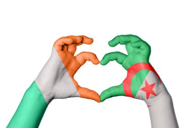 İrlanda Cezayir Kalbi, El hareketi kalp yapma, Kırpma Yolu