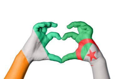 Fildişi Sahili Cezayir Kalbi, El hareketi kalp yapma, Kırpma Yolu