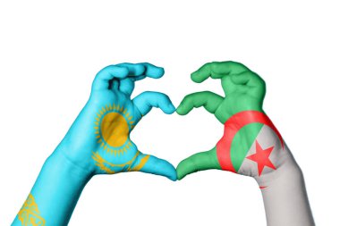 Kazakistan Cezayir Kalbi, El hareketi kalp yapma, Kırpma Yolu