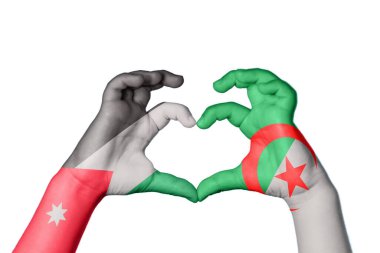 Jordan Cezayir Kalbi, El hareketi kalp yapma, Kırpma Yolu