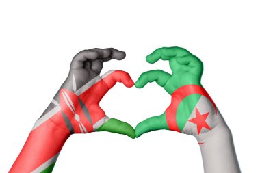 Kenya Cezayir Kalbi, El hareketi kalp yapma, Kırpma Yolu