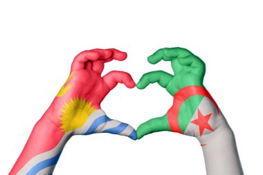 Kiribati Cezayir Kalbi, El hareketi kalp yapmak, Kırpma Yolu