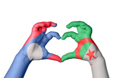 Laos Cezayir Kalbi, El hareketi kalp yapmak, Kırpma Yolu