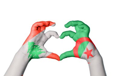 Lübnan Cezayir Kalbi, El hareketi kalp yapma, Kırpma Yolu