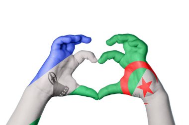 Lesotho Cezayir Kalbi, El hareketi kalp yapmak, Kırpma Yolu