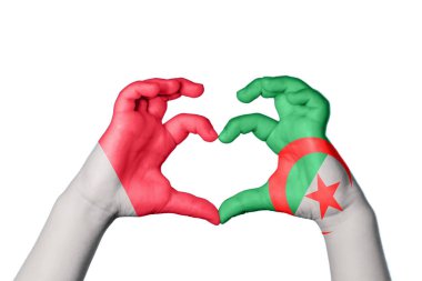 Malta Cezayir Kalbi, El hareketi kalp yapma, Kırpma Yolu