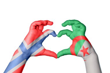 Norveç Cezayir Kalbi, El hareketi kalp yapma, Kırpma Yolu