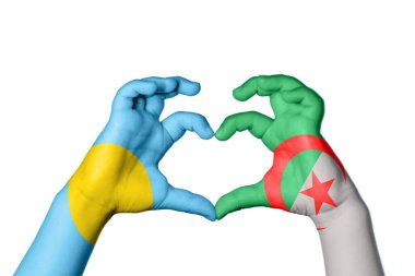 Palau Cezayir Kalbi, El hareketi kalp yapma, Kırpma Yolu