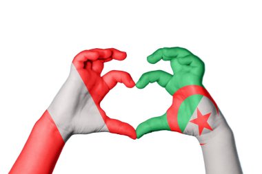 Peru Cezayir Kalbi, El hareketi kalp yapma, Kırpma Yolu