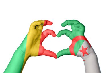 Kongo Cumhuriyeti Cezayir Kalbi, El hareketi kalp yapma, Kırpma Yolu