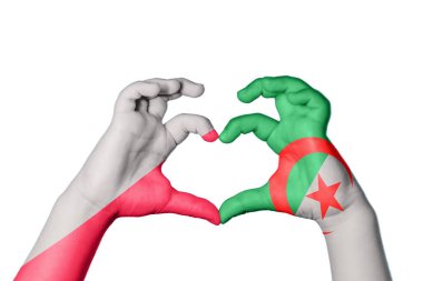 Polonya Cezayir Kalbi, El hareketi, kalp yapma, Kırpma Yolu