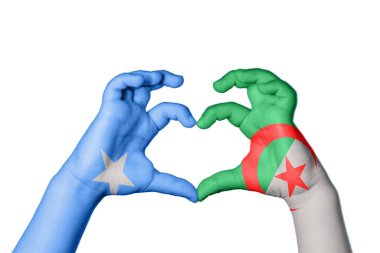 Somali Cezayir Kalbi, El hareketi kalp yapma, Kırpma Yolu