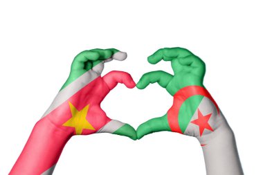 Surinam Cezayir Kalbi, El hareketi kalp yapma, Kırpma Yolu