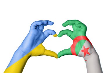 Ukrayna Cezayir Kalbi, El hareketi kalp yapma, Kırpma Yolu